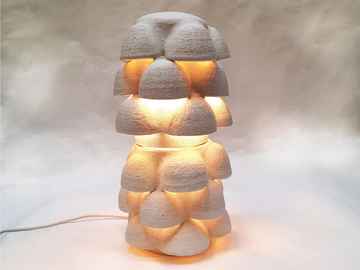 MONTERA - LED porcelain stoneware table lamp by ICI ET LÀ - view 2